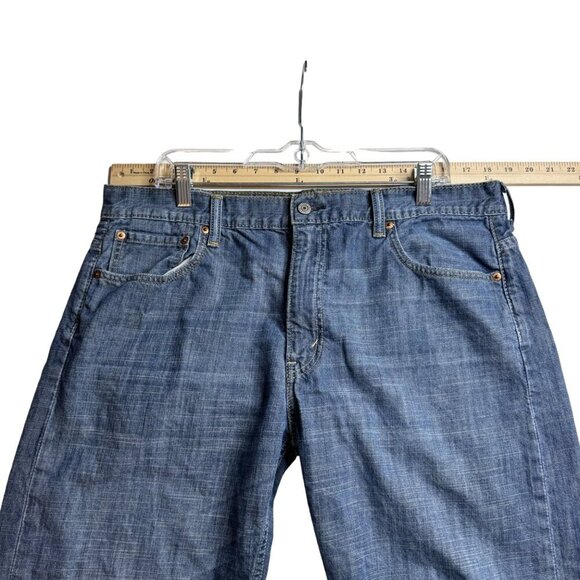 Levis 569 Jeans Mens 36x30 Casual Loose Fit Straight Blue Relaxed - Picture 7 of 13